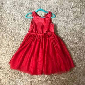 Red girl dress
